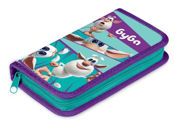 Пенал 1секц. 190*115 Hatber "Буба" на молнии глянц. ламин. в индив.упак.