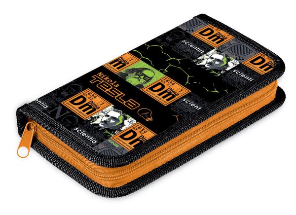 Пенал 1секц. 190*130 Hatber "Современная наука" на молнии глянц. ламин. с табл.умножения  в инд.уп