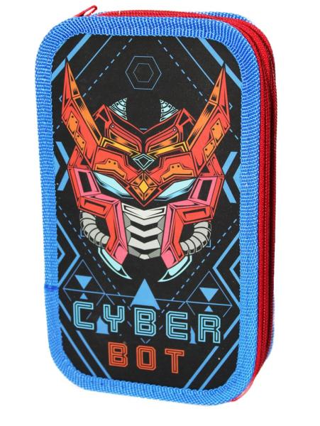 Пенал 2секц. д/мал. 190*105 "CYBER BOT" SOFT тканевый торец