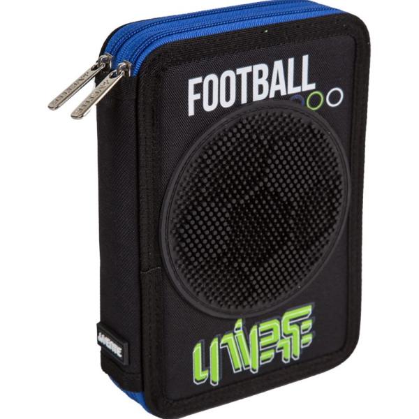 Пенал 2секц. д/мал. 210*140 "deVENTE. Football Universe" для 44 пр. прямоугол. плотный текстиль на м