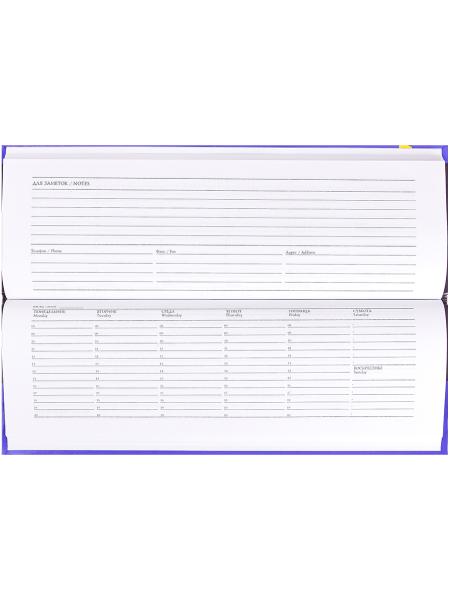 Планинг недат 56 л. МИНИМАЛИСТИЧНЫЙ НАТЮРМОРТ интегралный переплет, 105х290