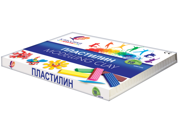 Пластилин 18 цв. Луч "Классика"