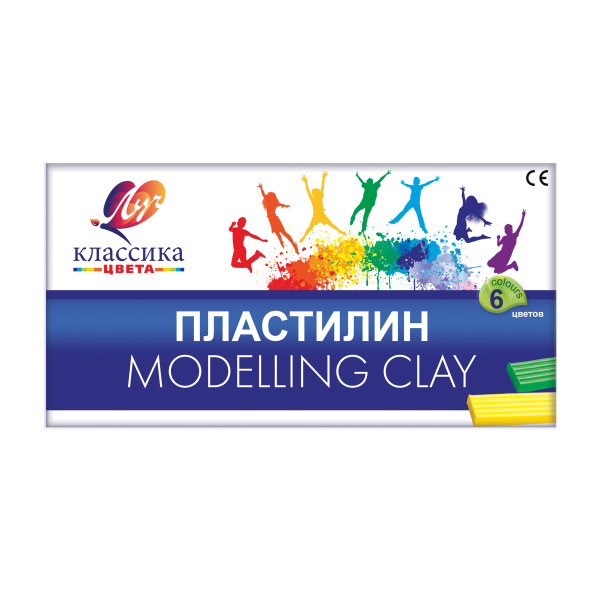 Пластилин 6 цв. Луч "Классика" (Детство)