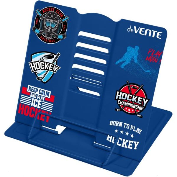 Подставка для книг метал. 15,4x15,2 см "deVENTE. Hockey" окрашенная, вес 235 г, с противоскользящими