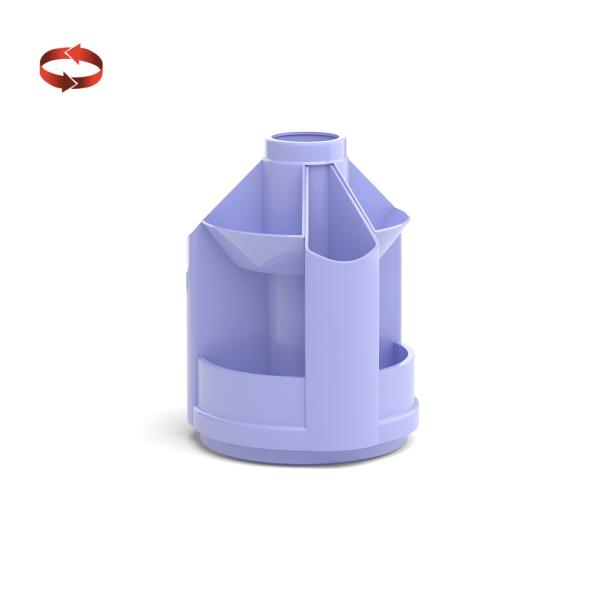 Подставка настольная вращающаяся ErichKrause® Mini Desk, Pastel, фиолетовый