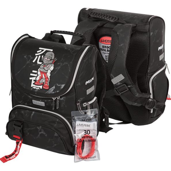Ранец "deVENTE. Mini. Ninja" школьный жесткий 35x26x20 см (14 л) вес 800 г, эргономичная спинка, дно