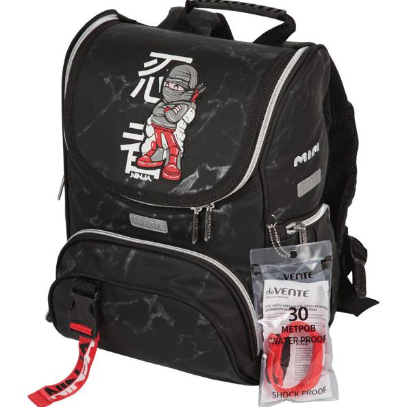 Ранец "deVENTE. Mini. Ninja" школьный жесткий 35x26x20 см (14 л) вес 800 г, эргономичная спинка, дно