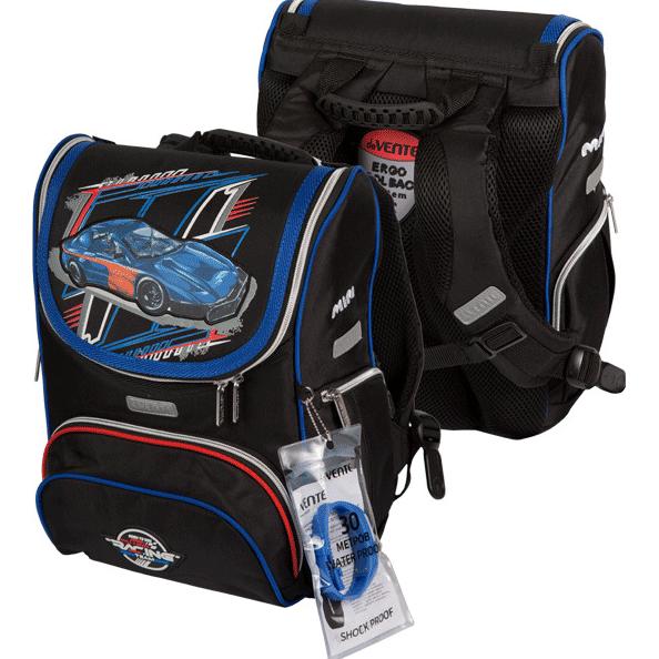Ранец "deVENTE. Mini. Racing" школьный жесткий 35x26x20 см (14 л) вес 800 г, эргономичная формоустой