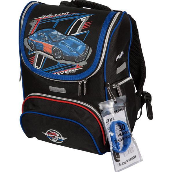 Ранец "deVENTE. Mini. Racing" школьный жесткий 35x26x20 см (14 л) вес 800 г, эргономичная формоустой
