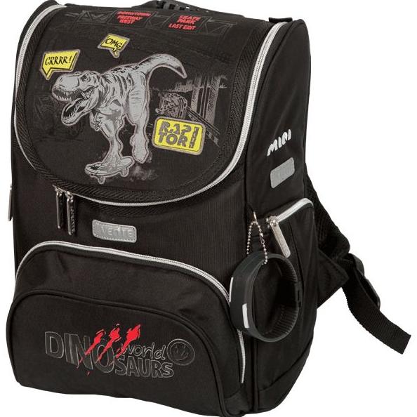 Ранец "deVENTE. Mini. Raptor City" школьный жесткий 35x26x20 см (14 л) вес 800 г, 1 отделение на зам