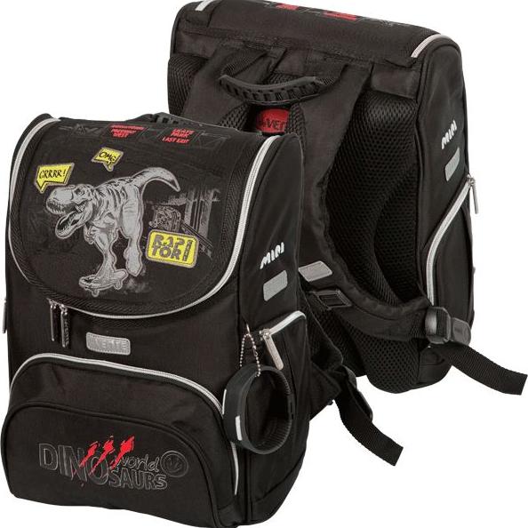 Ранец "deVENTE. Mini. Raptor City" школьный жесткий 35x26x20 см (14 л) вес 800 г, 1 отделение на зам