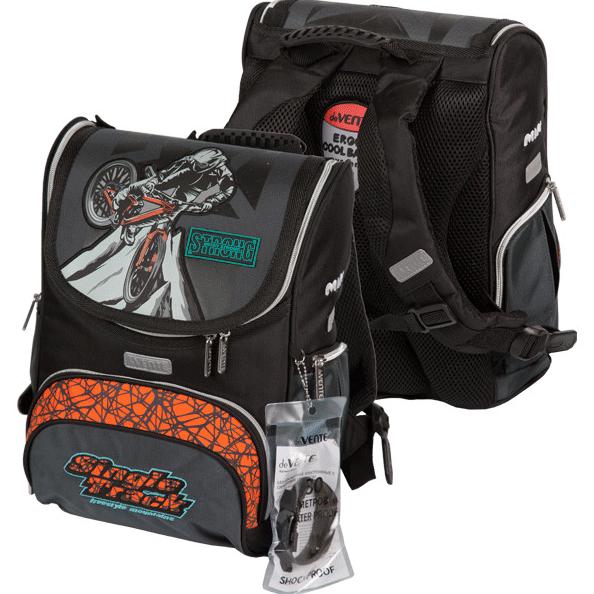 Ранец "deVENTE. Mini. Single Track" школьный жесткий 35x26x20 см (14 л) вес 800 г, 1 отделение на за