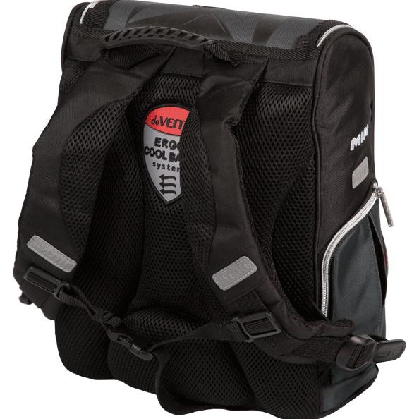 Ранец "deVENTE. Mini. Single Track" школьный жесткий 35x26x20 см (14 л) вес 800 г, 1 отделение на за