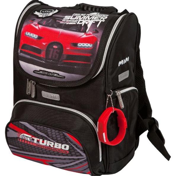 Ранец "deVENTE. Mini. Turbo" школьный жесткий 35x26x20 см (14 л) вес 800 г, 1 отделение на замке с к