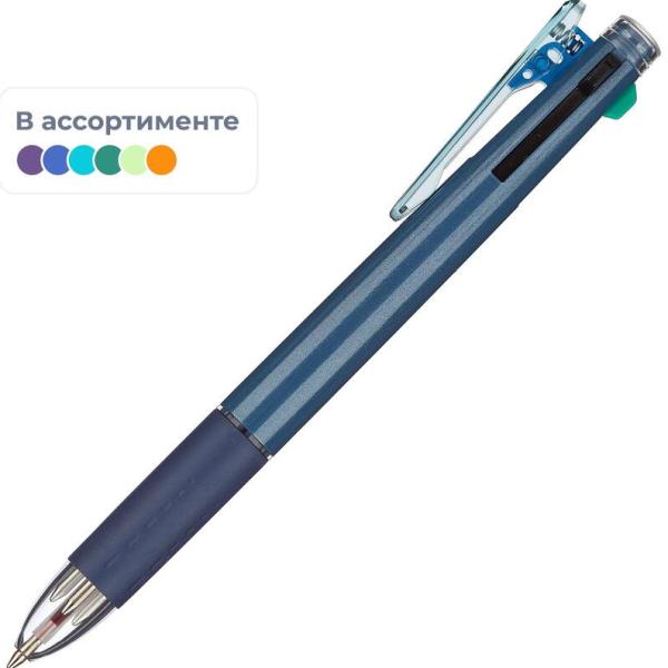 Ручка 4-х цв. шарик. автомат. 0,5 мм M&G асс, манж ABPJ7371040796C