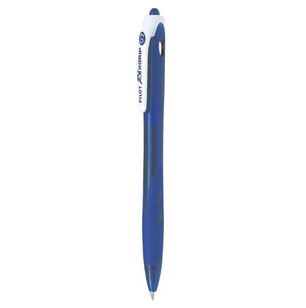 Ручка шариковая автомат. 0,7 мм Pilot Rexgrip, СИНЯЯ, с грипом