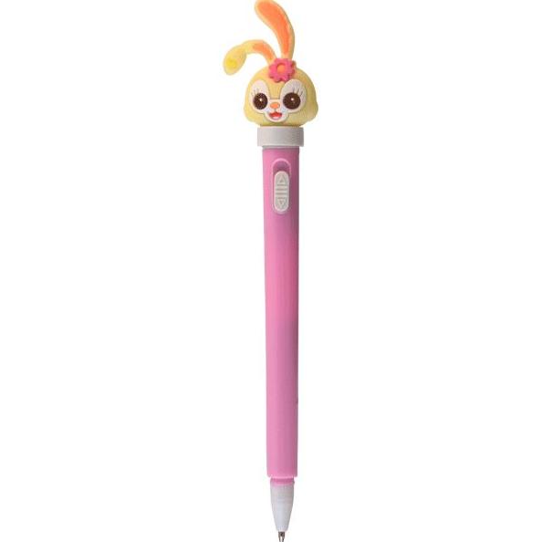 Ручка шарик. подарочная "deVENTE. Honey Bunny" с LED-подсвет. декор. в форме головы зайки, 0,7 мм