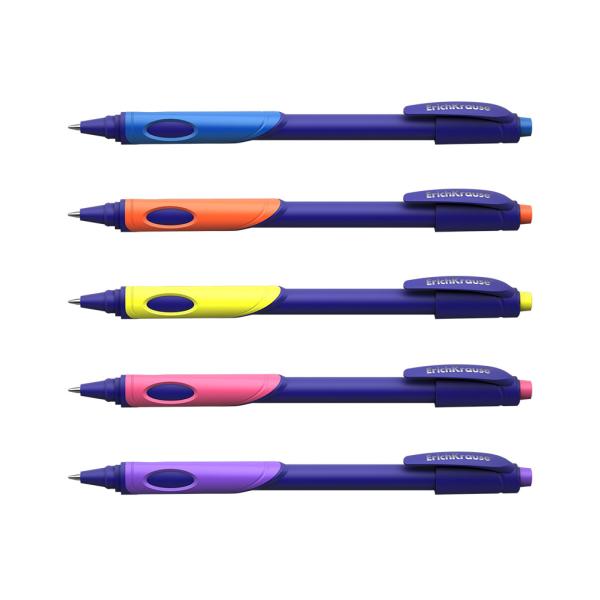 Ручка шариковая  ErichKrause® ErgoLine ® Kids, Ultra Glide Technology синяя в пакете