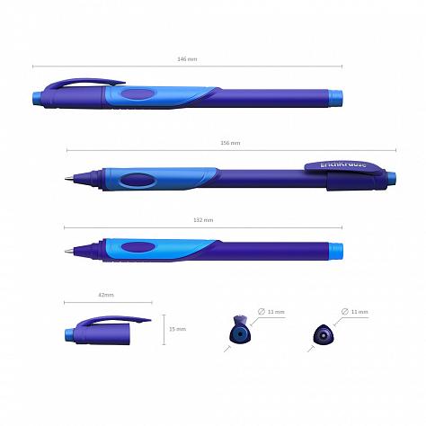 Ручка шариковая  ErichKrause® ErgoLine ® Kids, Ultra Glide Technology синяя в пакете