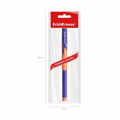 Ручка шариковая  ErichKrause® ErgoLine ® Kids, Ultra Glide Technology синяя в пакете