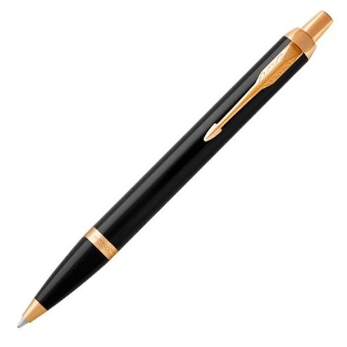 Ручка шариковая "Parker "IM Black GT" синяя, 1,0мм, кнопочн., подарочная упаковка 1931666