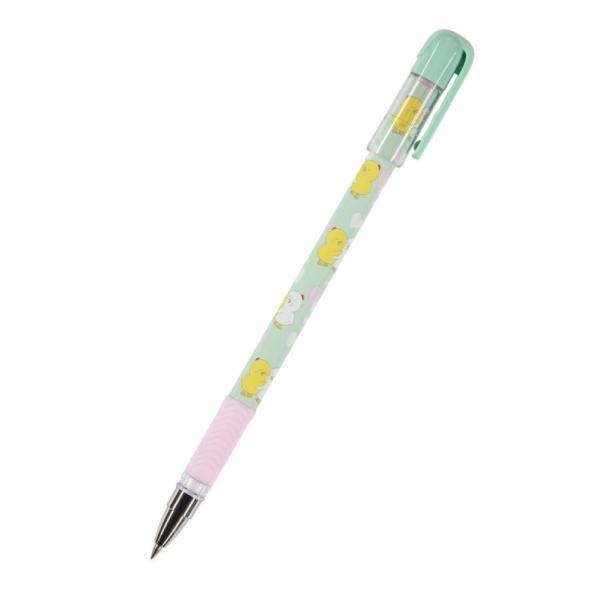 Ручка шариковая 0,5 мм "MagicWrite. Обнимашки. Цыплята" СИНЯЯ
