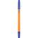 Ручка шариковая 0,7 мм "Attomex" желтый корпус, синяя