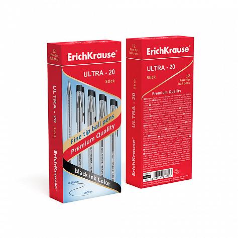 Ручка шариковая ErichKrause ULTRA L-10 черная