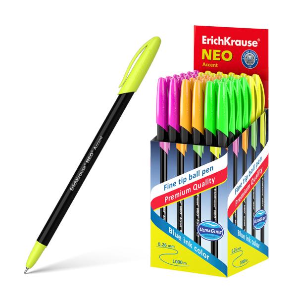 Ручка шариковая ErichKrause® Neo® Accent, цвет чернил синий