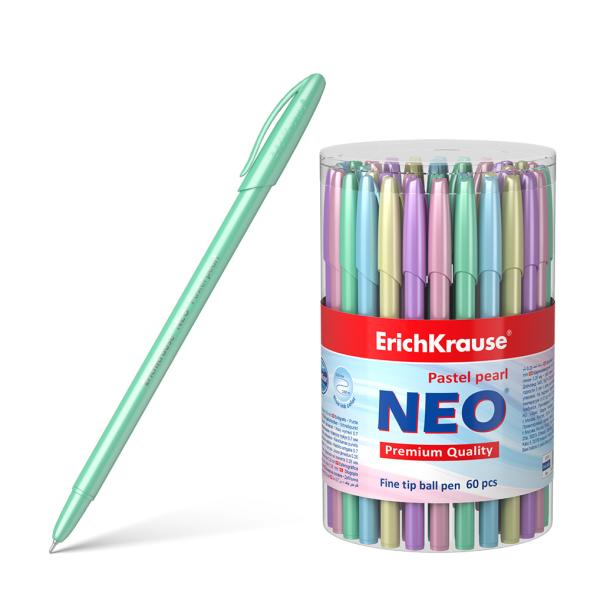 Ручка шариковая ErichKrause® Neo® Pastel pearl, цвет чернил синий