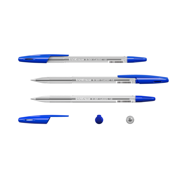 Ручка шариковая ErichKrause® R-301 CLASSIC 1.0 Stick синяя (22029)