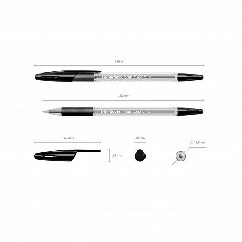 Ручка шариковая ErichKrause® R-301 GRIP 1,0 мм черная