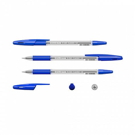 Ручка шариковая ErichKrause R-301 Stick&Grip Classic 1.0, цвет чернил синий