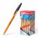 Ручка шариковая ErichKrause® R-301 ORANGE 0.7 Stick чёрная (22188)
