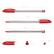 Ручка шариковая ErichKrause U-108 Classic Stick 1.0, Ultra Glide Technology, цвет чернил красный
