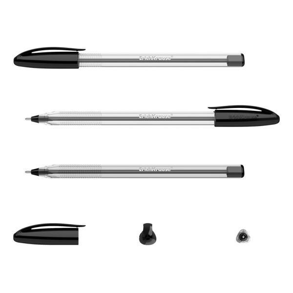 Ручка шариковая ErichKrause U-108 Classic Stick 1.0, Ultra Glide Technology, черная