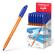 Ручка шариковая ErichKrause U-108 Stick Orange 0.7, Ultra Glide Technology СИНЯЯ