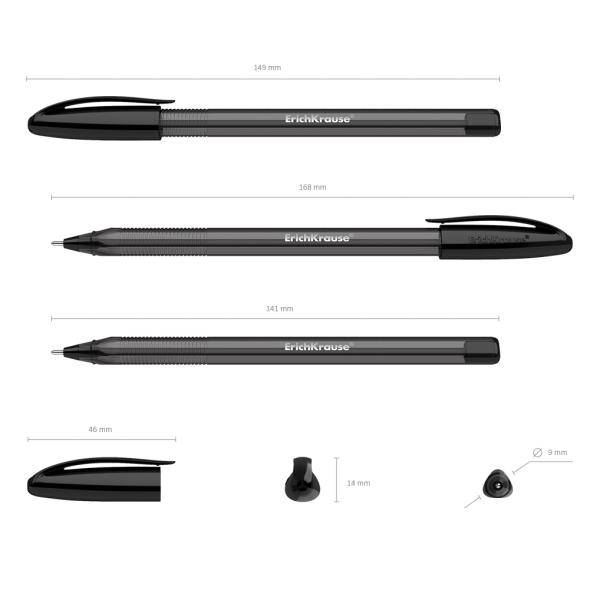 Ручка шариковая ErichKrause U-108 Original Stick 1.0, Ultra Glide Technology, цвет чернил черный