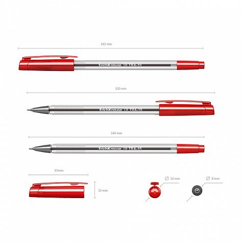 Ручка шариковая ErichKrause® ULTRA L-10, красная