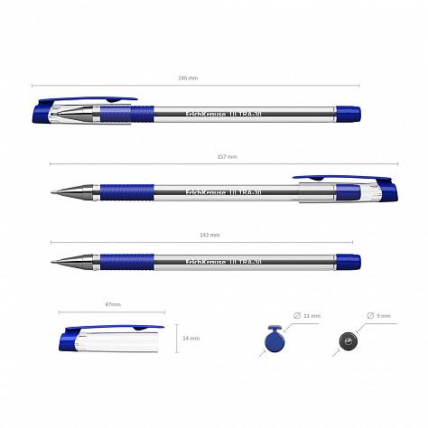 Ручка шариковая ErichKrause® ULTRA L-30 син. европодвес