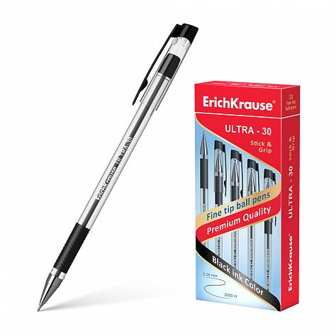 Ручка шариковая ErichKrause® ULTRA L-30, черная