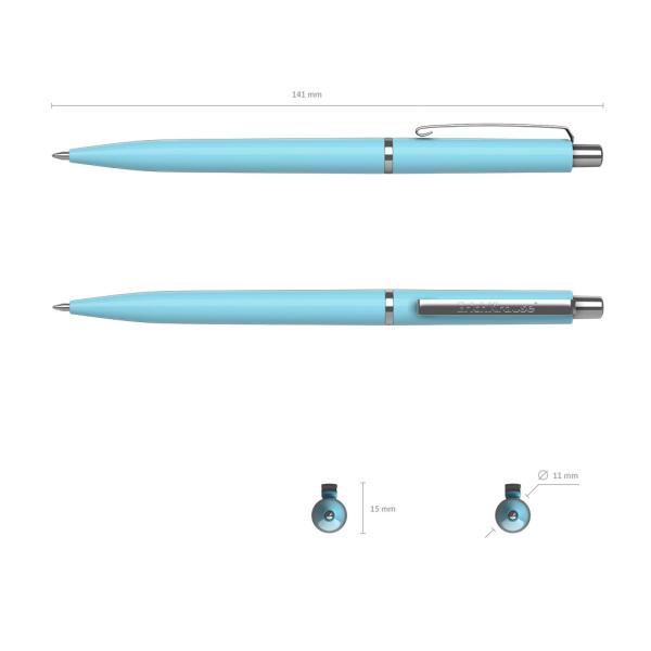 Ручка шариковая автомат. ErichKrause® Smart Pastel, цвет чернил синий (в коробке по 12 шт.)