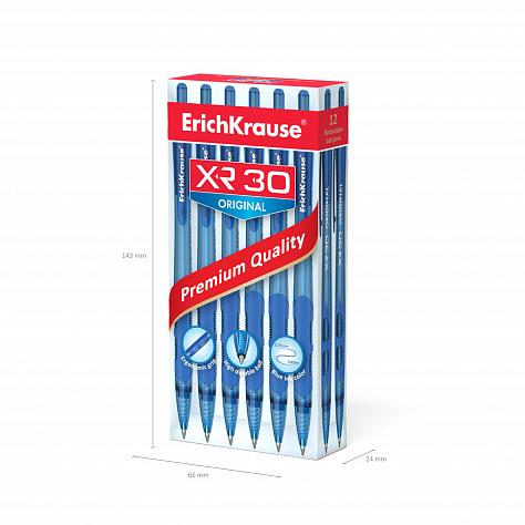 Ручка шариковая автомат. ErichKrause XR-30 Matic&Grip Original 0.7 мм СИНЯЯ