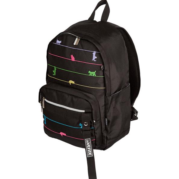 Рюкзак "deVENTE. Air Jump. Neon Cat" подростковый 40x31x20 см (18 л) 500 г, текстильный, уплотненная