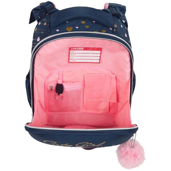 Рюкзак "deVENTE. Choice. Cute Girl" школьный жесткий 38x28x16 см (17 л) вес 1000 г