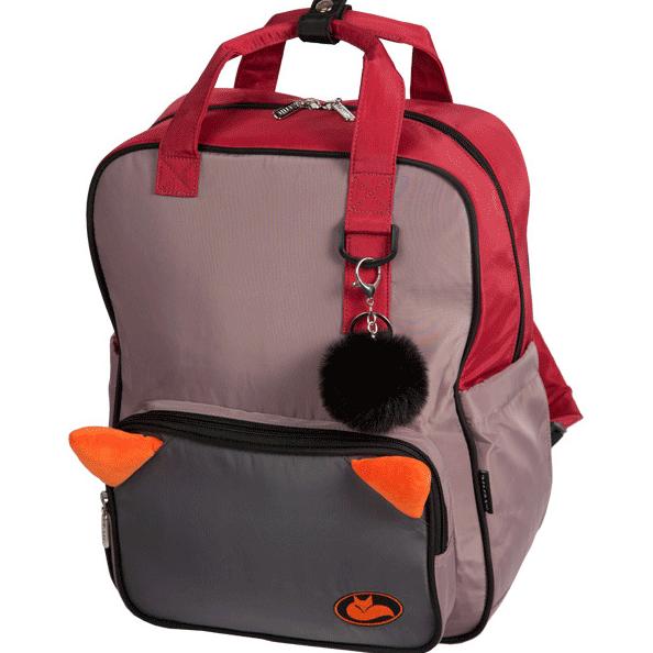 Рюкзак "deVENTE. Fluffy Ears. Fox" подростковый 39x32x14 см (16 л), вес 500 г, текстильный, эргономи