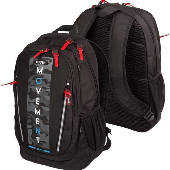 Рюкзак "deVENTE. Movement" подростковый 44x31x20 см (19 л) 650 г, текстильный, вентилируемая спинка 