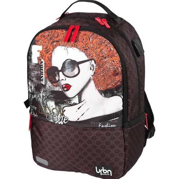 Рюкзак "deVENTE. Red Label. Beauty" подростковый 39x30x17 см (19 л) вес 750 г, эргономичная вентилир