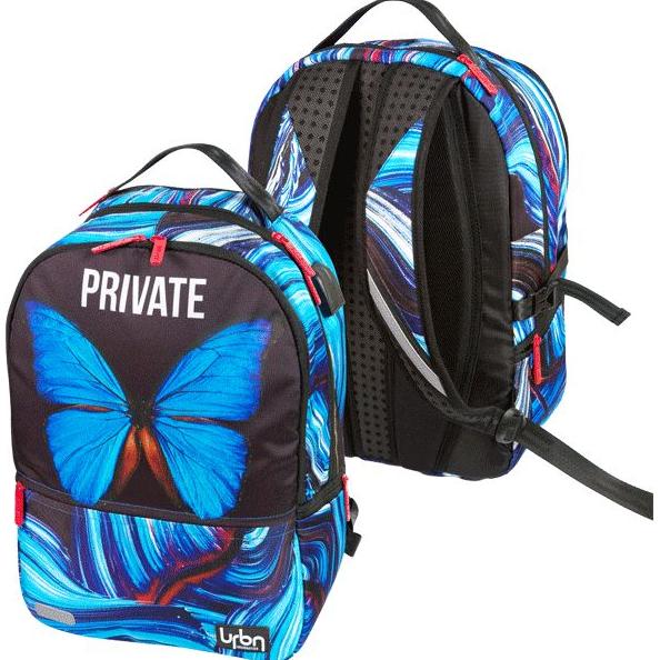 Рюкзак "deVENTE. Red Label. Private" подростковый 39x30x17 см (19 л) вес 750 г, эргономичная вентили