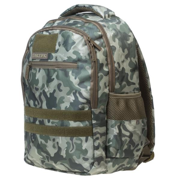 Рюкзак Hatber BASIC STYLE -Камуфляж- 41х30х15 см полиэстер светоотраж. 2 отд. 3 кармана